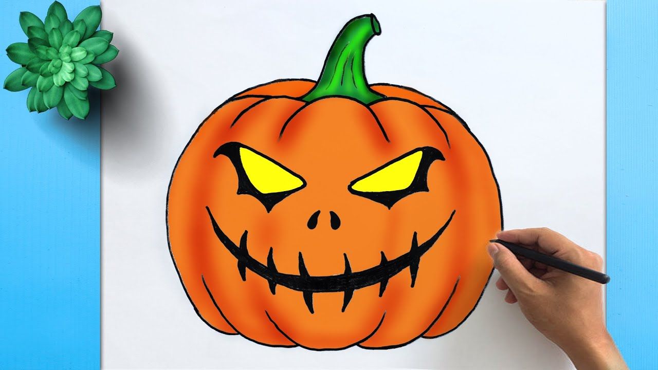 Easy:_6ji8pr0hyc= Halloween Drawings